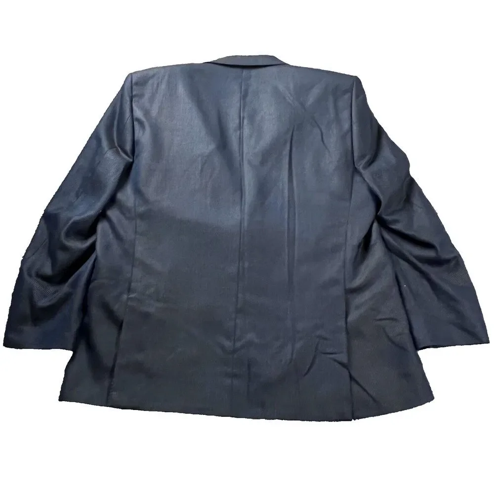 Baroni Couture Blazer wool & Silk Size 48R Two Button Double Vented‎ Jacket